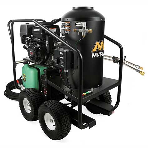 portable 12V hot water gas pressure washer